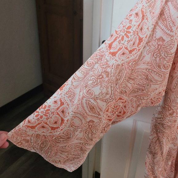 Vintage boho tunic in beautiful colors. - Picture 4 of 5